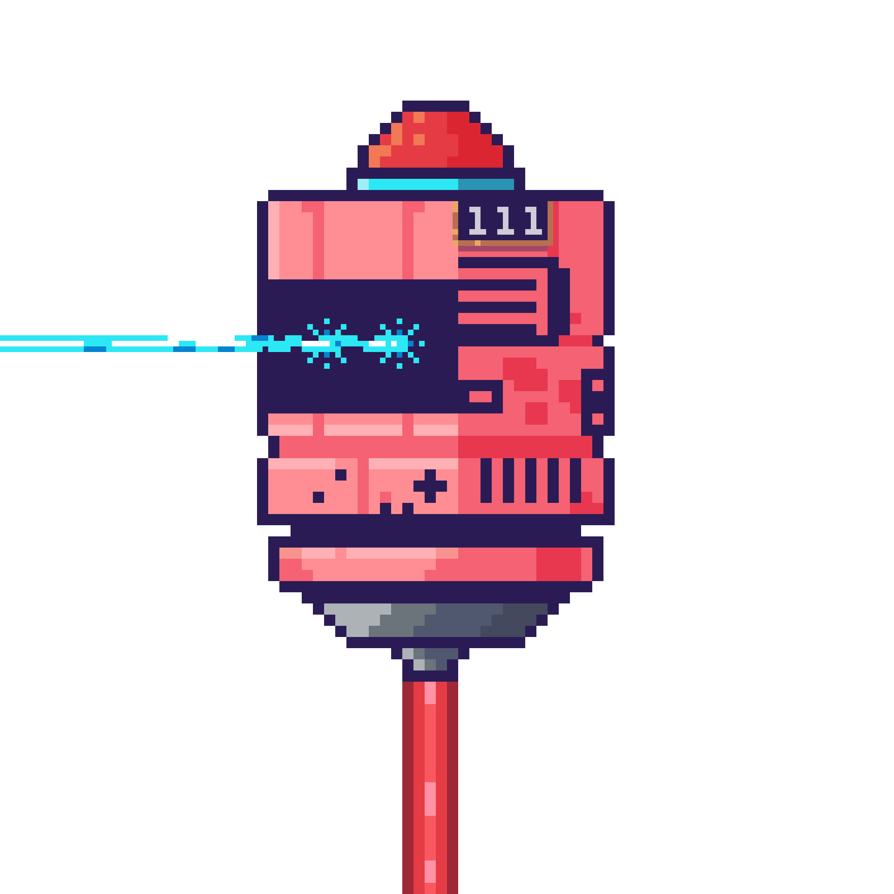 Triple One pixel machine